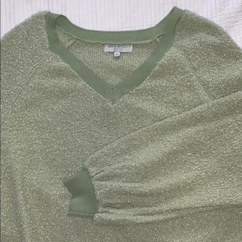 NWOT spring green sweater